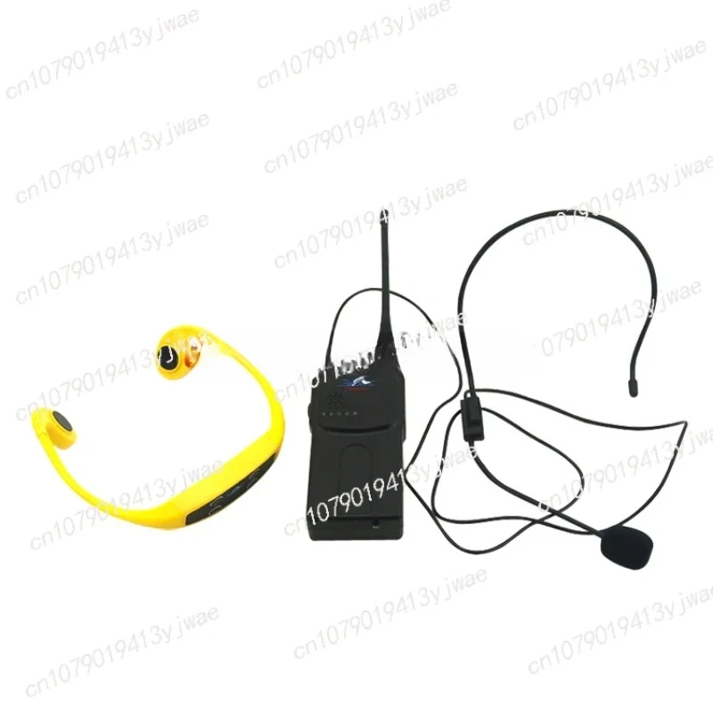 2021 Swimming Coach Walkie Talkie Bone Conduction swimming headphones