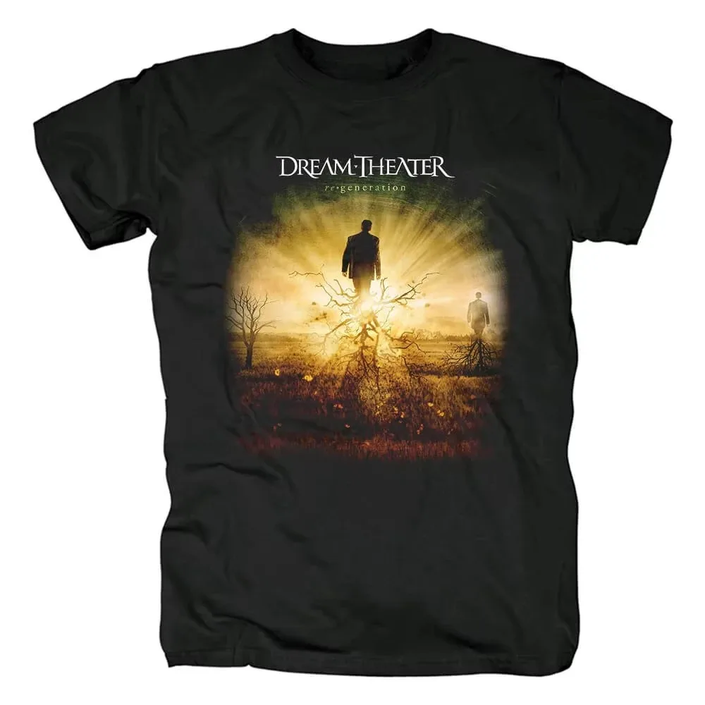 2026 Summer Dream Theater Progressive Metal Band Inspired Graphic Tee Majesty Symbol Cotton Shirt For Fans