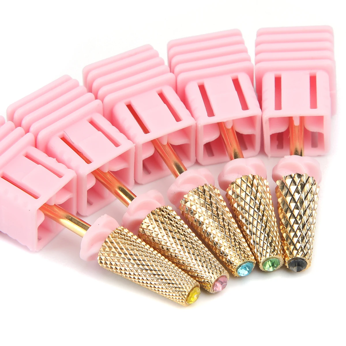 1pc Golden Manicure Grinding Head For Quick Removal of Acrylic Or Nail Gel with a 3/32" Shank Suitable for Manicure and Nail Art - Image 2