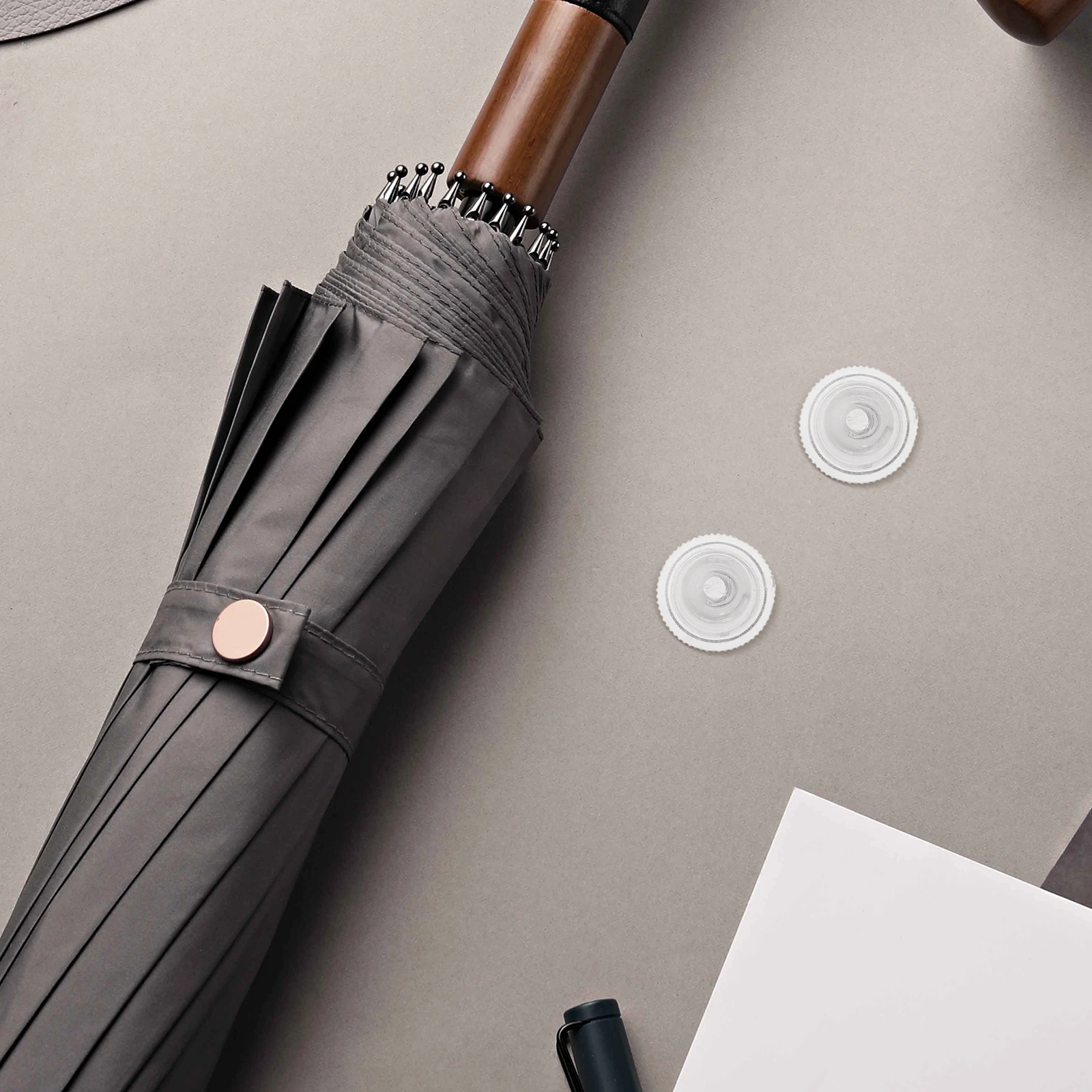 

2Pcs Replacement Umbrella Hat Tops Clear Acrylic Umbrella Repair Accessories for Pole Tip Cover Top Cap Long Term