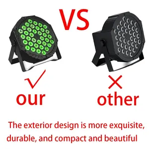 Flat Par -Beleuchtungseffekt für Bühne, 36 LED, RGBW, 3in 1, DMX 512, DJ, CD, Party, Urlaub, Weihnachten, Bar, Club, Hochzeit, Show 8 Hauptverkaufs -Multi -Effekt - №6