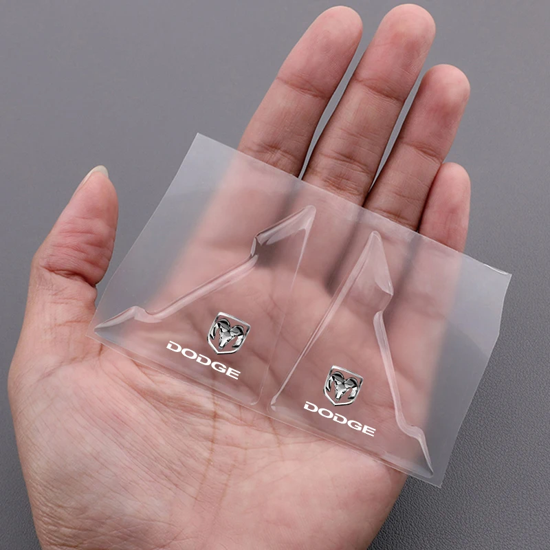 4 قطعة باب السيارة المضادة للتصادم حماة الزوايا ملصقات ل دودج رام دورانجو شاحن SRT دارت رحلة المنتقم عيار الشاحنات