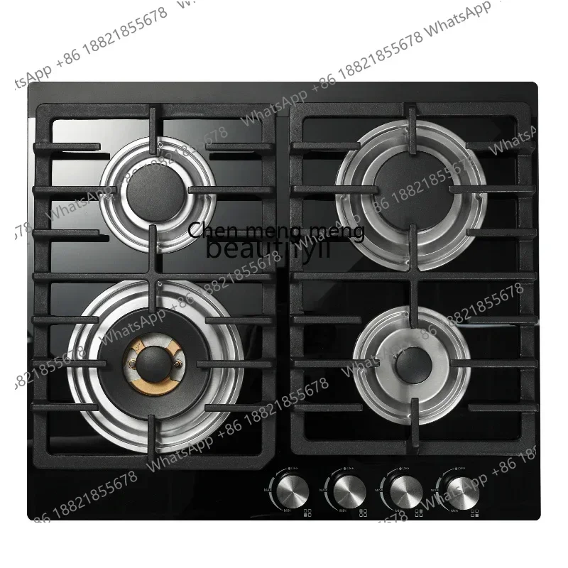 ss 8617  Four-eye gas stove Household multi-head gas stove European natural gas embedded desktop stove