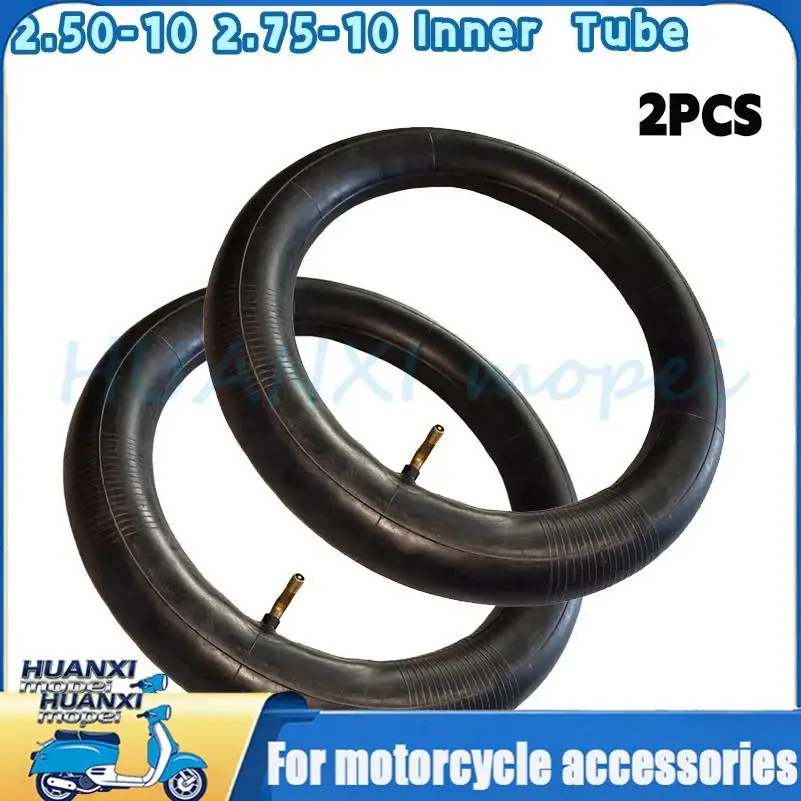 

2 шт. 2.50-10 износостойкие камеры с изогнутым ниппелем для электровелосипедов, электросамокатов, внедорожных шин