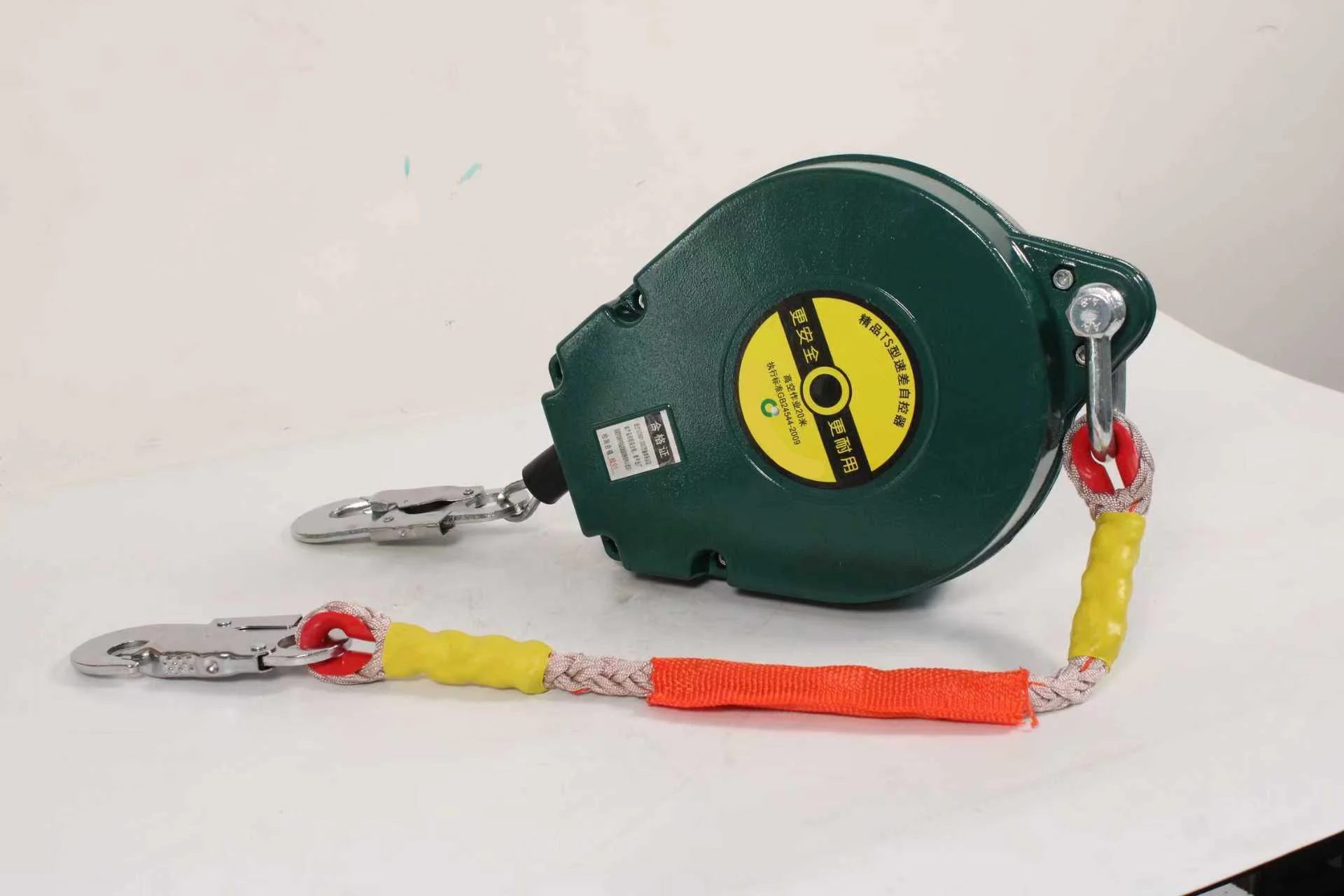 10m 150kg High Quality Factory Self Retractable Lifeline Fall Arrester Systems Hot Sale Safety Wire Rope Grab Fall Arrester