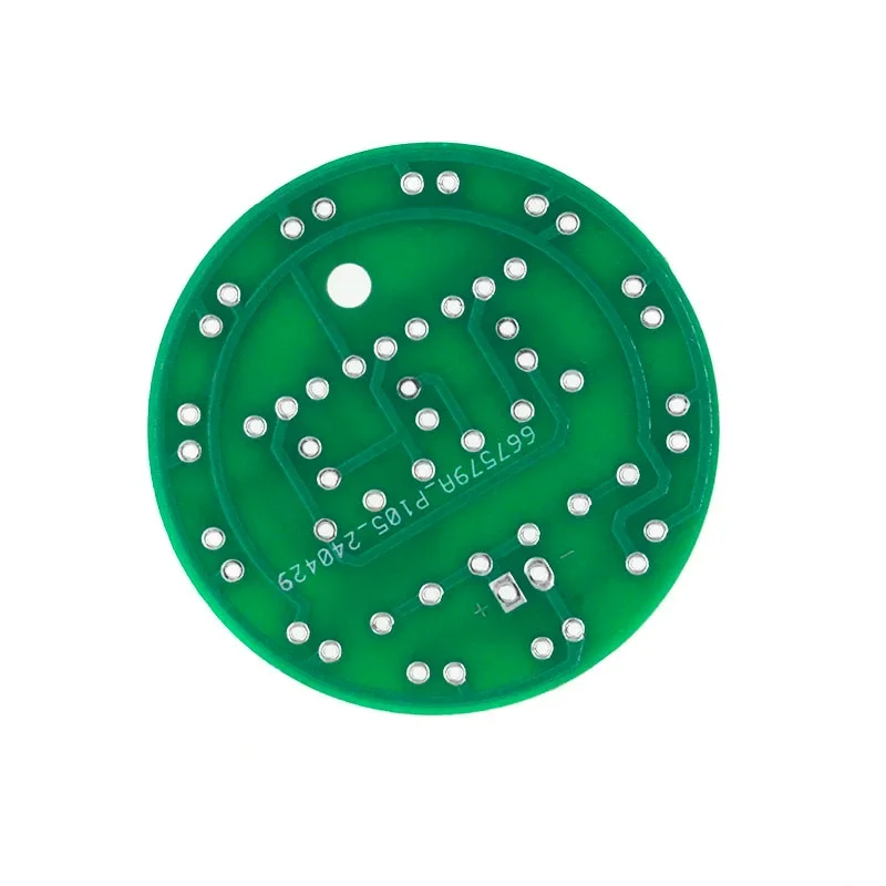 LED Round Water Lamp Production Kit DIY Electronic Kit Triode Sports Light Parts Fun Welding Skill Training Soldering Practice