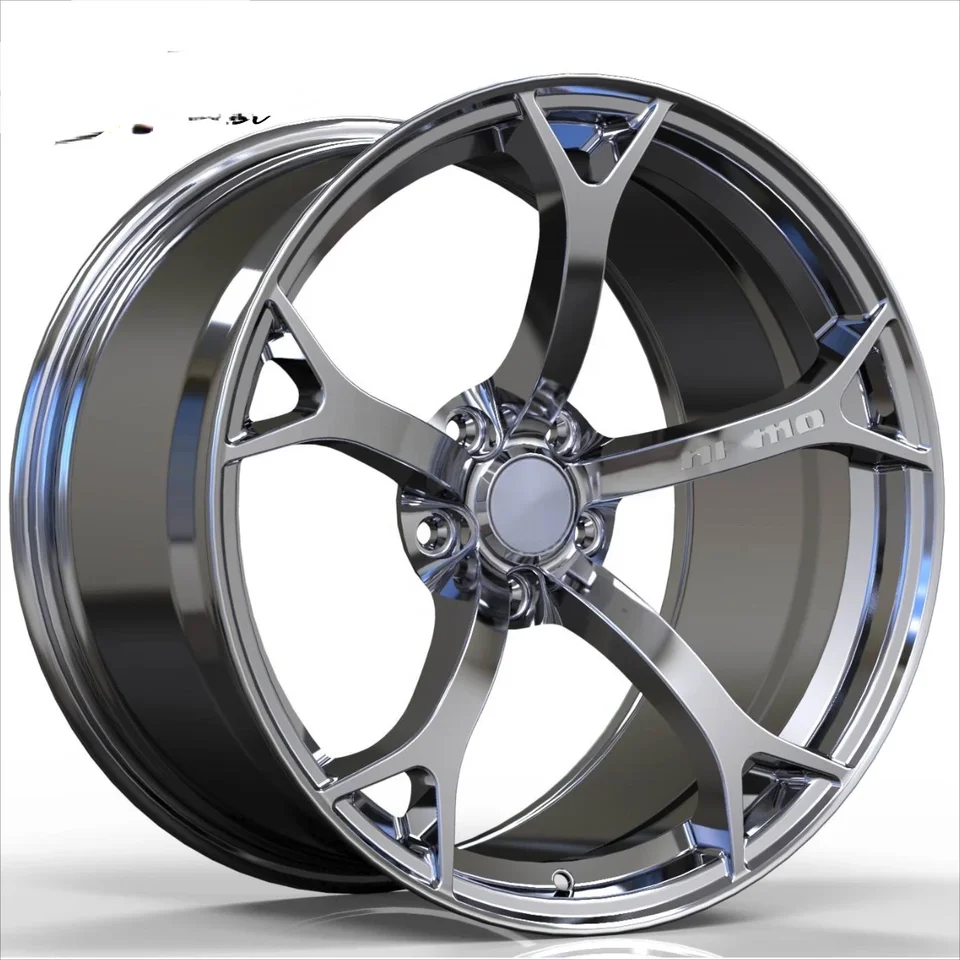 nismo v1 4X100 5X114.3 JDM chrome wheels for 15 16 17 18 19 20