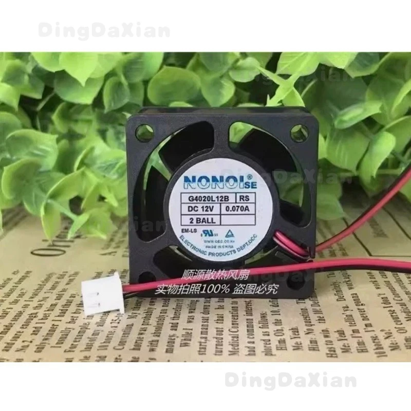 

D FOR NONOl G4020L12B 4020 DC12V 0.070A 4CM 2-контактный бесшумный вентилятор
