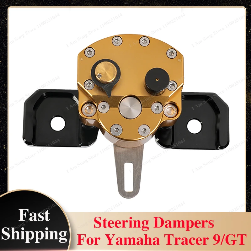 Motorcycle Steering Dampers Steering Stabilizer For YAMAHA Tracer 900 9 GT 9GT+ Adjustable Reversed Safety Shock Absorber Kit