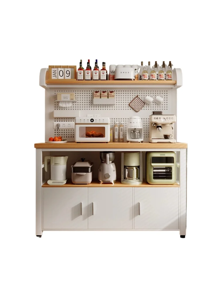 

Shelf, multi-functional household bowl, kitchen cabinet, integrated wall-wall, microwave oven, storage, side cabinet