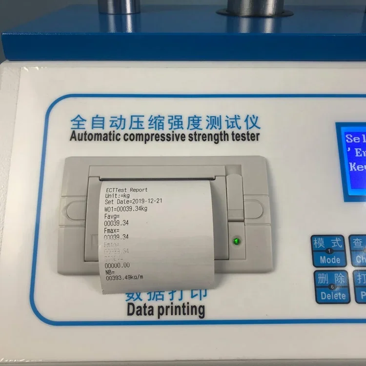 Ring Crush and Edge Compression Test Equipment Testers Crush Testers