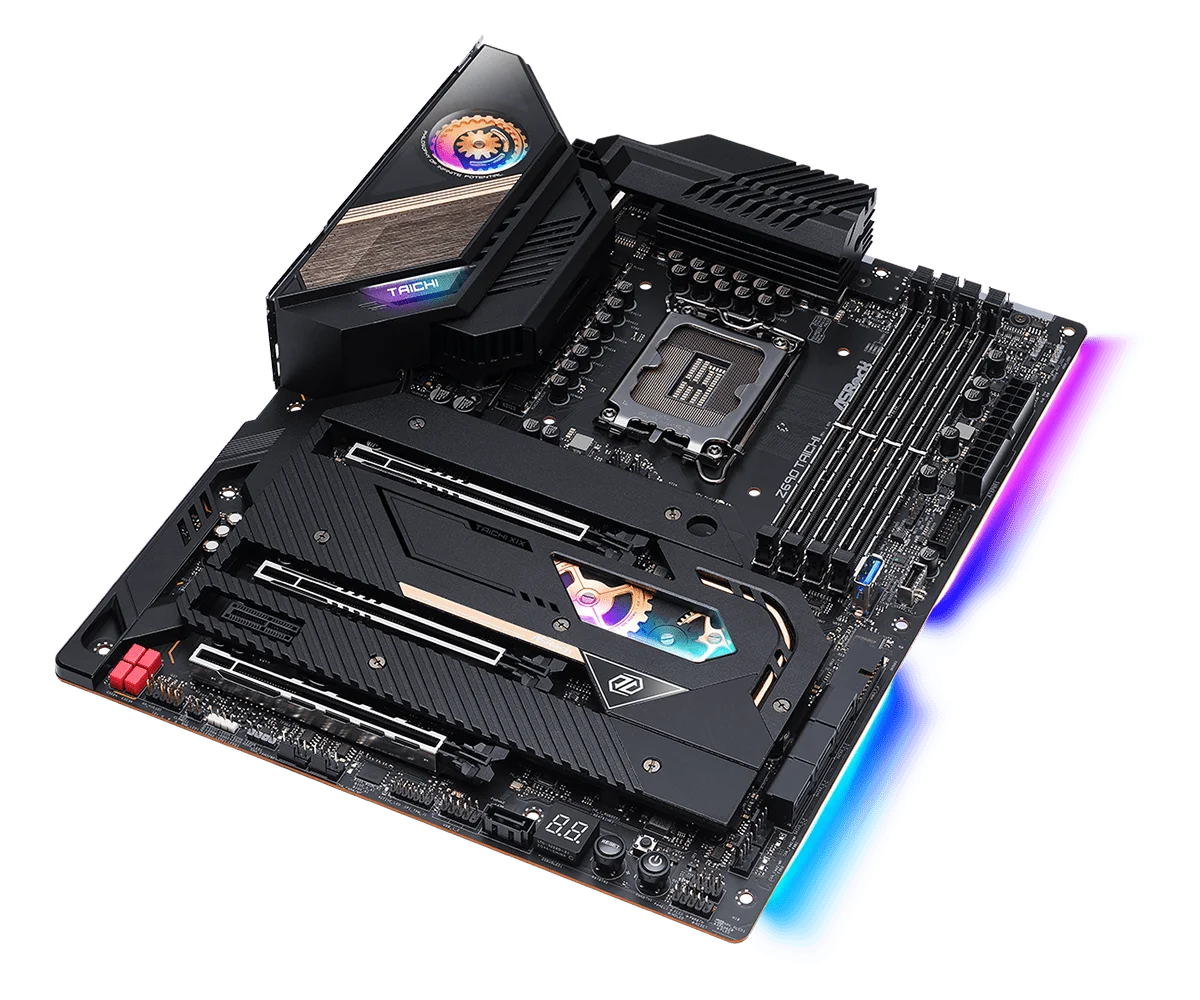 ASROCK Z690 TAICHI Motherboard Intel Z690 LGA1700 DDR5 192 GB PCIe 5.0 M.2 NVMe SSD unterstützt i9-14900F i5-12600i5-14400 13500 verwendet