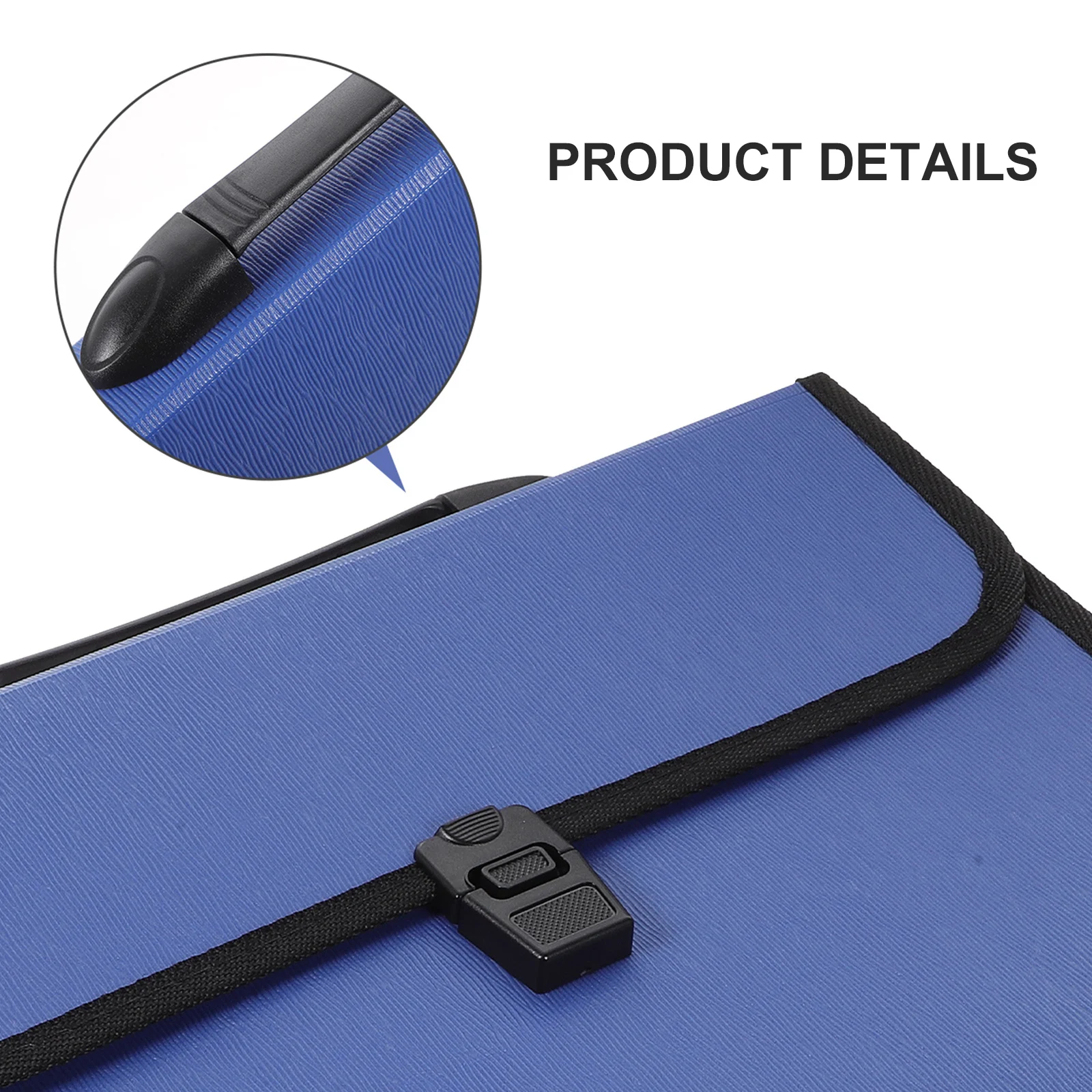 

Portable File Folder A4 Art Case Colorful Documents Organizer Expandable Business Folder Handheld Storage Solution Waterproof