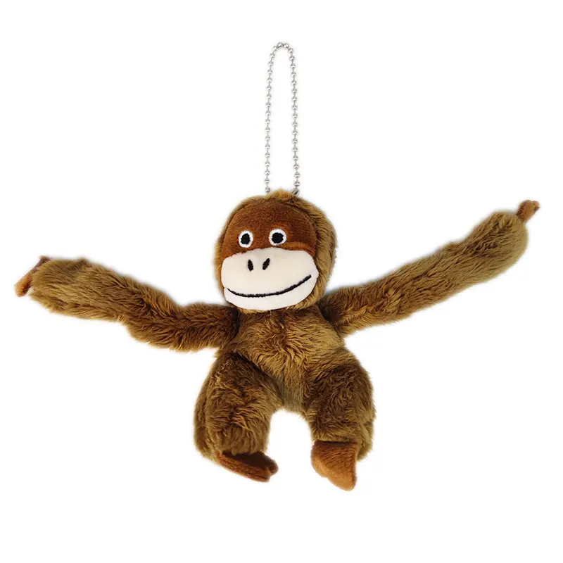 Original Qualia Anime Gashapon Figure Cute Soft Gibbon Plsuh Monkey Gorilla Dollkeychain Kawaii Miniature Capsule Toys Gift