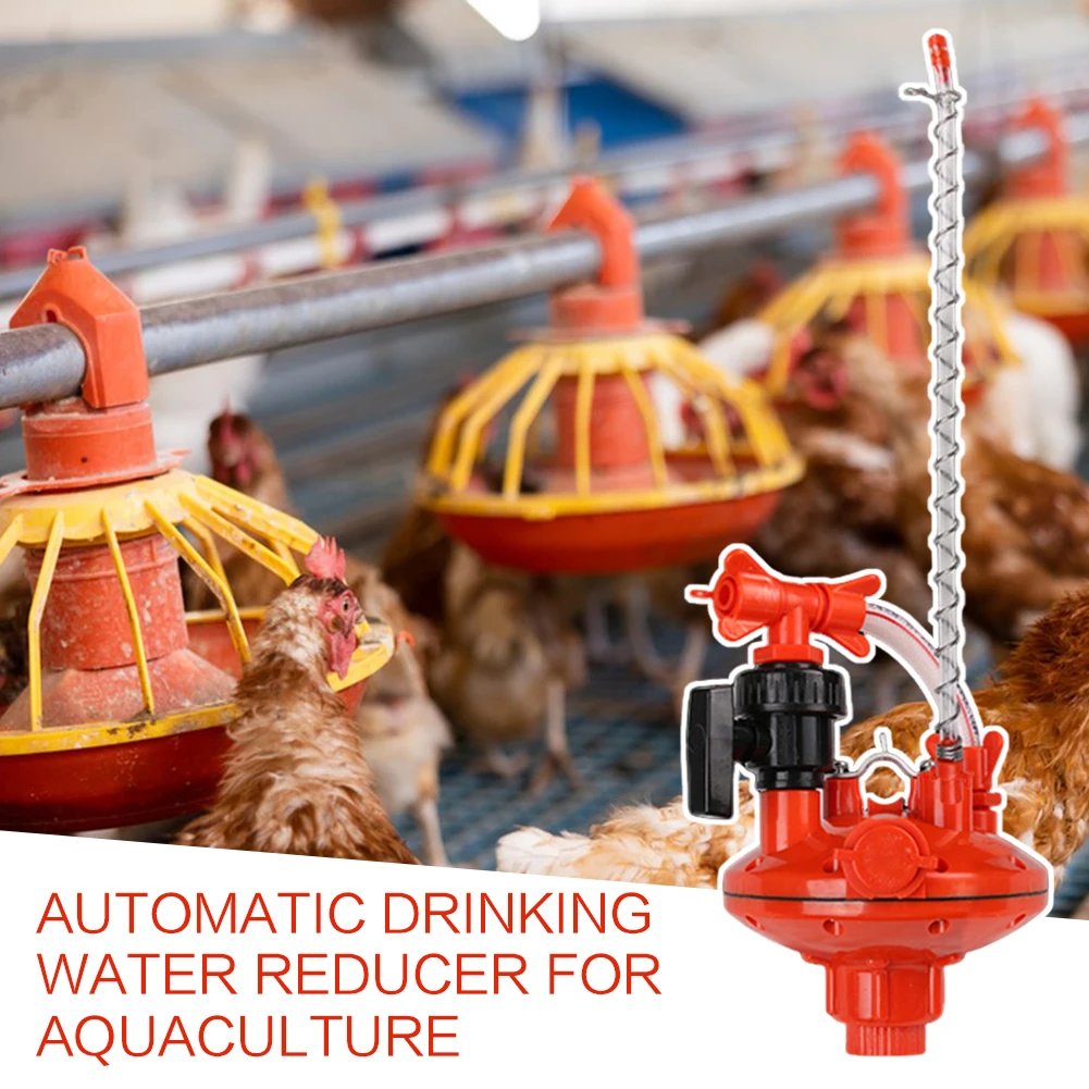 Poultry Farming System Water Line Water Pressure Automatic Pressure Regulating Valve Buck Regulator Poultry Feeding Supplies