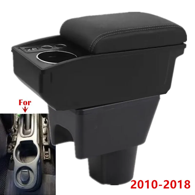 For Renault Duster Armrest Box For Dacia Duster Car Armrest 2010-2018 Double-layer Storage Box Interior Retrofit Car Accessories
