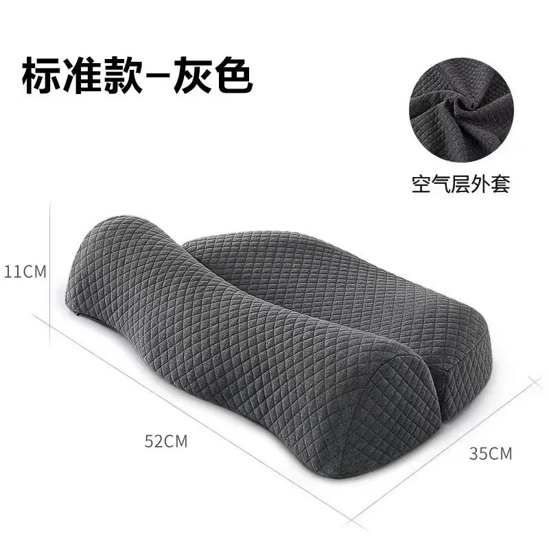 Memory Foam Neck Pillow for Cervical Support Sleep Aid Pillow for Home Use Single Size Wholesale Latex Pillow for Neck Care