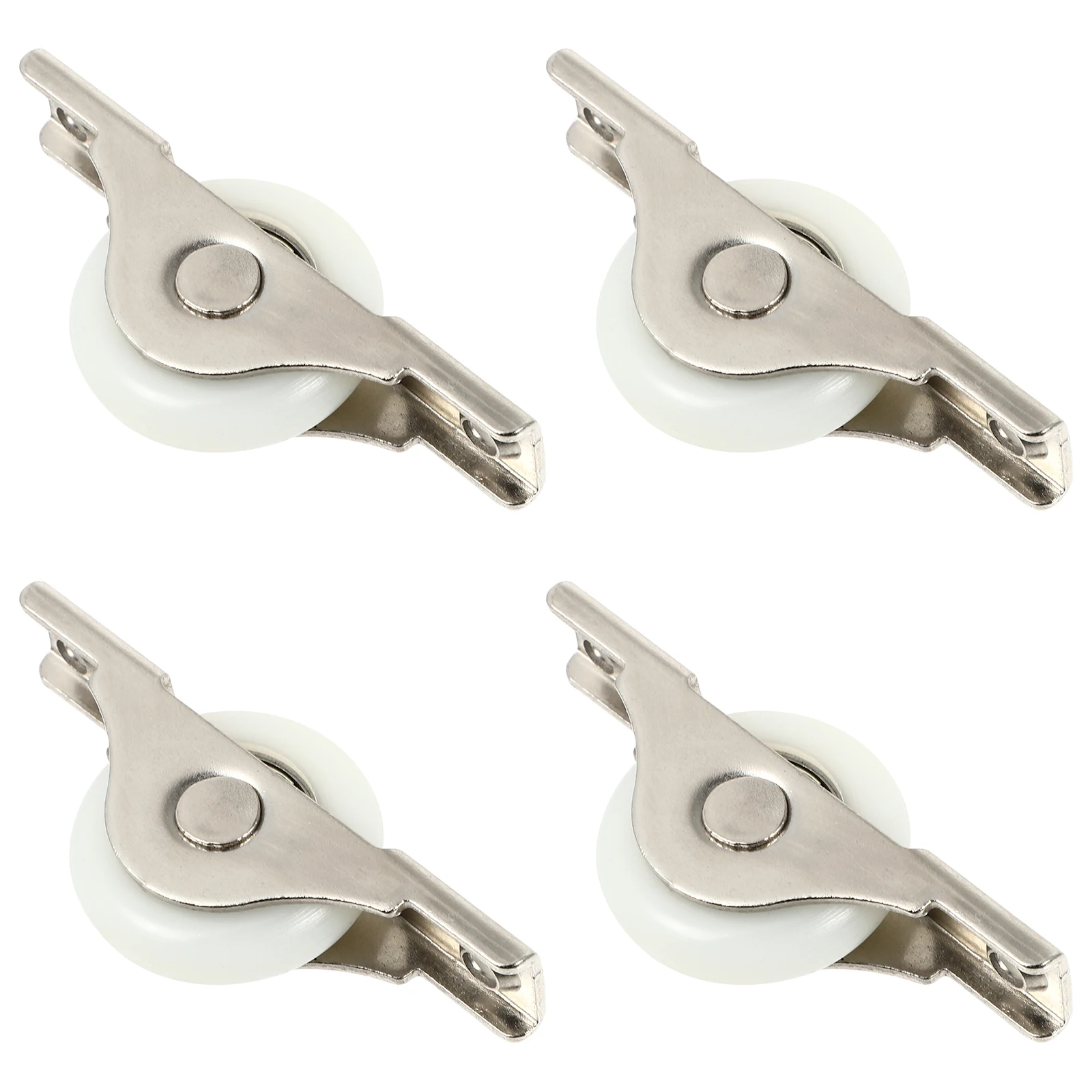 

4 Pcs Nylon Sliding Pulley 29mm Diameter Cabinet Door Wheel for Living Room Garage Smooth Surface Anti Rust