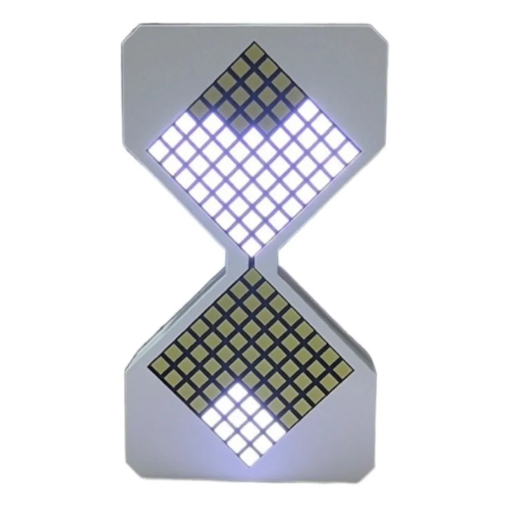 Cyber Style LED Electronic Hourglass with Gravity Sensing Technology Sense DIY Digital Sand Clock Decompress Toys