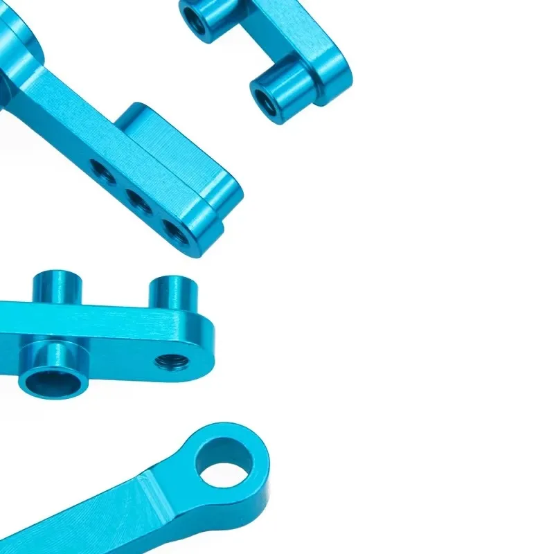 Servomotor de dirección de aluminio para coche de control remoto, conjunto completo de placa Ackerman 02025 02075, piezas de mej