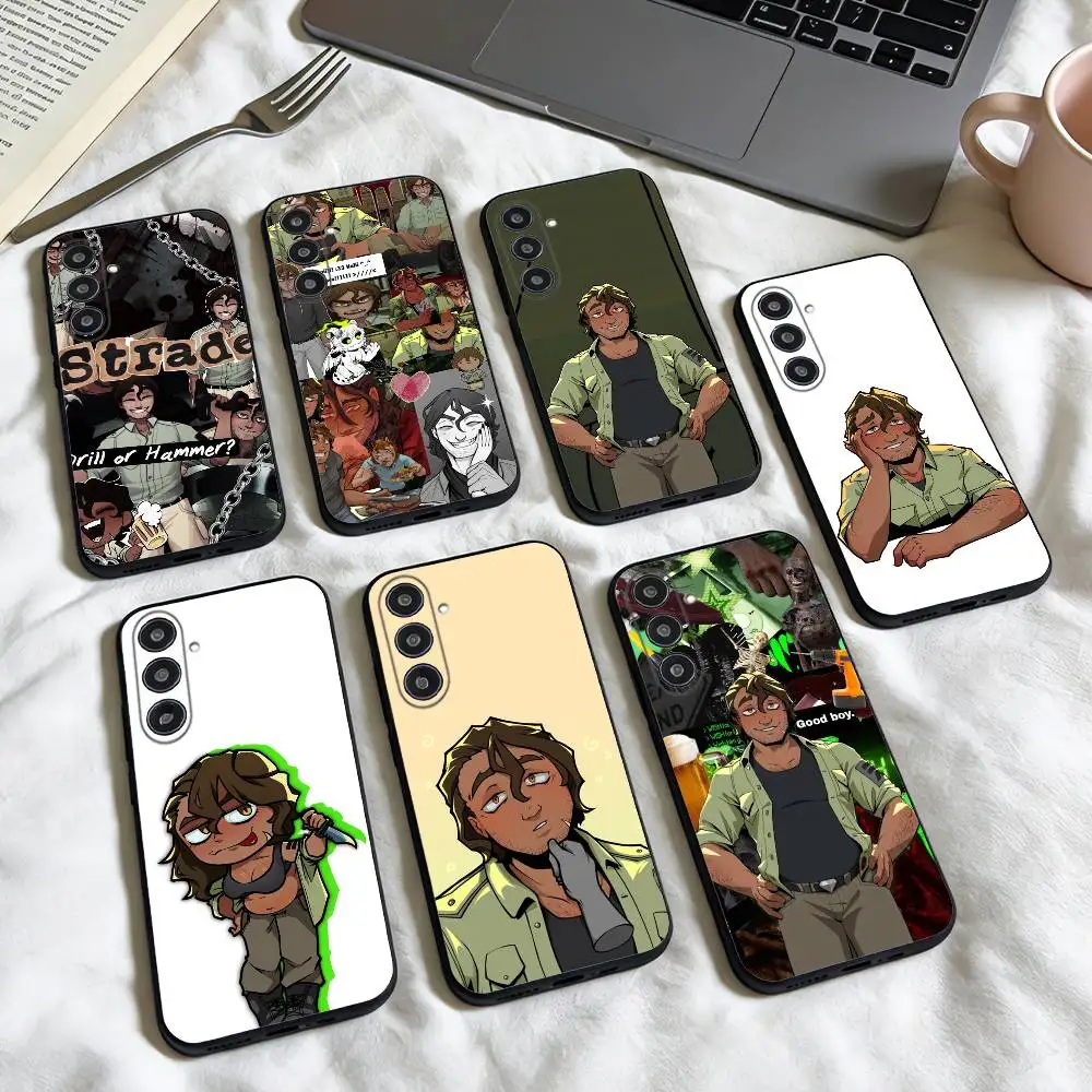 

Adult games BTD S-Strade phone Case For Samsung Galaxy A73,A72,A71,A70,A53,A52,A51,Others Soft Black Shell