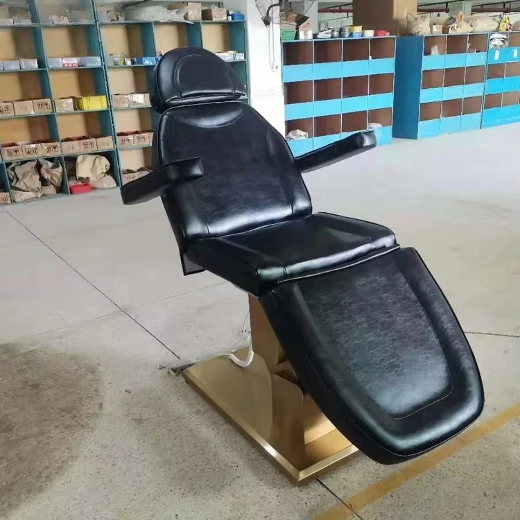 Beauty Salon Lash Chair Massage Table Furniture Cosmetic Bed Electric Lifting Stainless Steel Base Tattoo Facial Bed