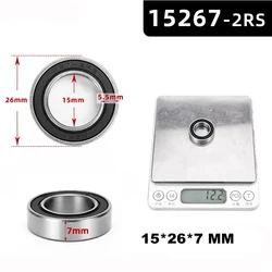 15267-2RS 15267RS MR15267 15267 2RS GCR15 Ball Bearing 15x26x7mm Bike Wheels Bottom Bracket Repair Bearing 15*26*7 MM