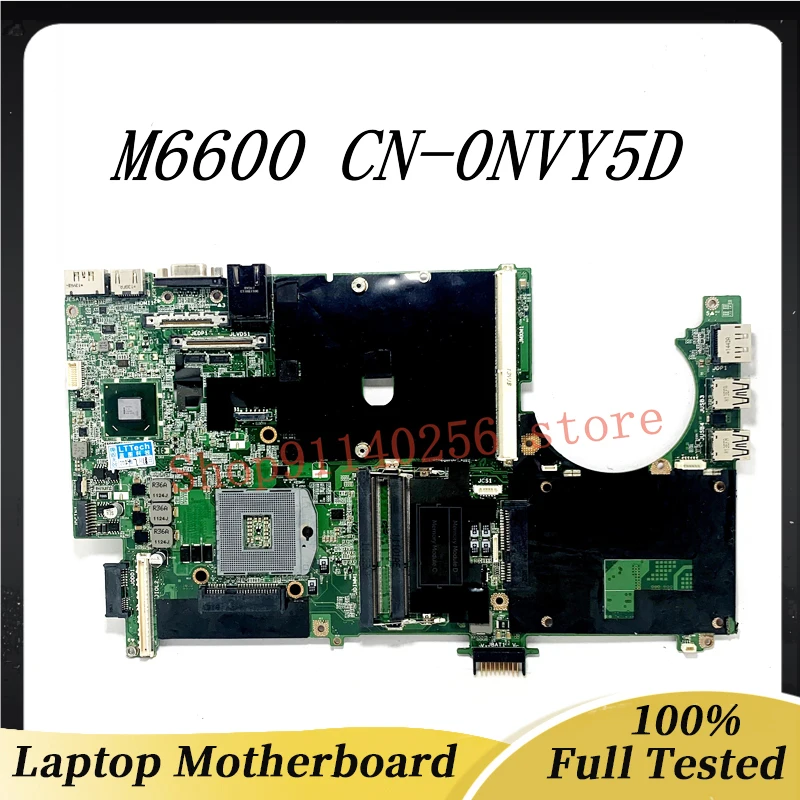 NVY5D 0NVY5D CN-0NVY5D Free Shipping High Quality Mainboard For DELL Precision M6600 Laptop Motherboard QM67 DDR3 100% Tested OK