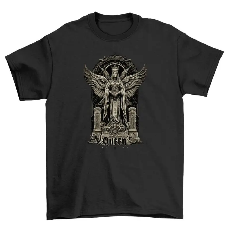 Gothic_26 Angel Throne T shirt Dark Divine and Deviously Stylish Funny Prin