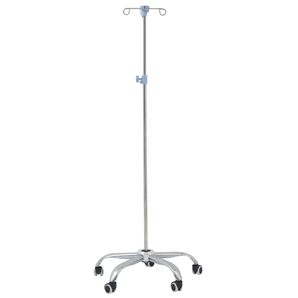 

Medical Hanging Iv Drip Stand Hospital Iv Pole for Infusion Tranfusion Saline Stand SP-41