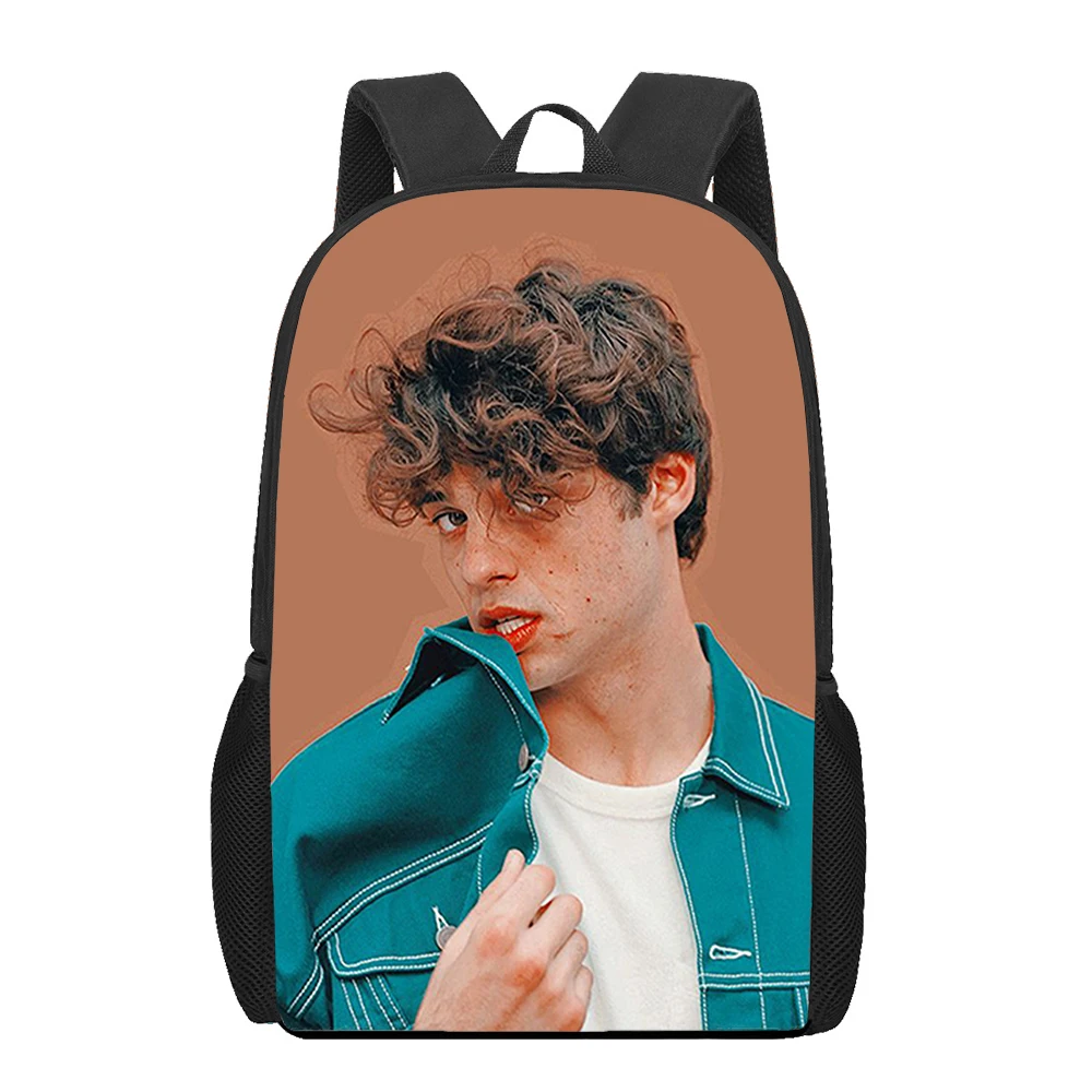 Noah Centineo Kids Backpack For Girls Pattern School Bags For Children Book Bag Casual Bagpack Shoulder Large Capacity Backpack