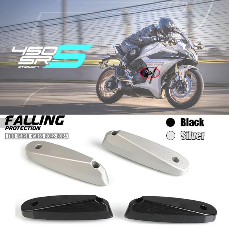 Rahmenschutz Crashpad Verkleidungsschutz Sturzschutz für CFMOTO CF MOTO 450 SR/SS/SRS 2022-2026 450SR 450SS 450SRS