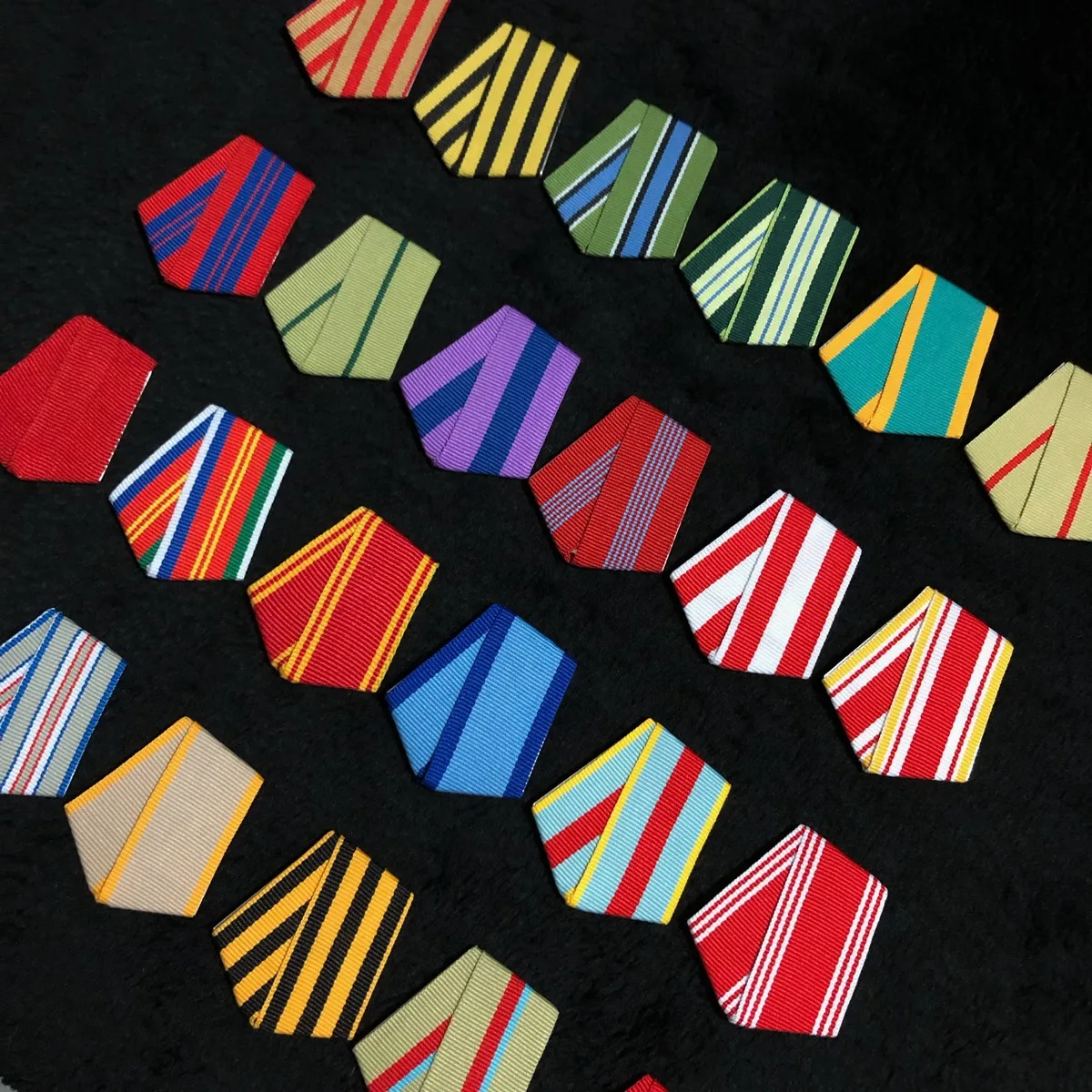 1PC Soviet Union Medal of Honor Color Ribbon Aluminum Hanging Plate Medal Ribbon Armband Pin Accessories view 2