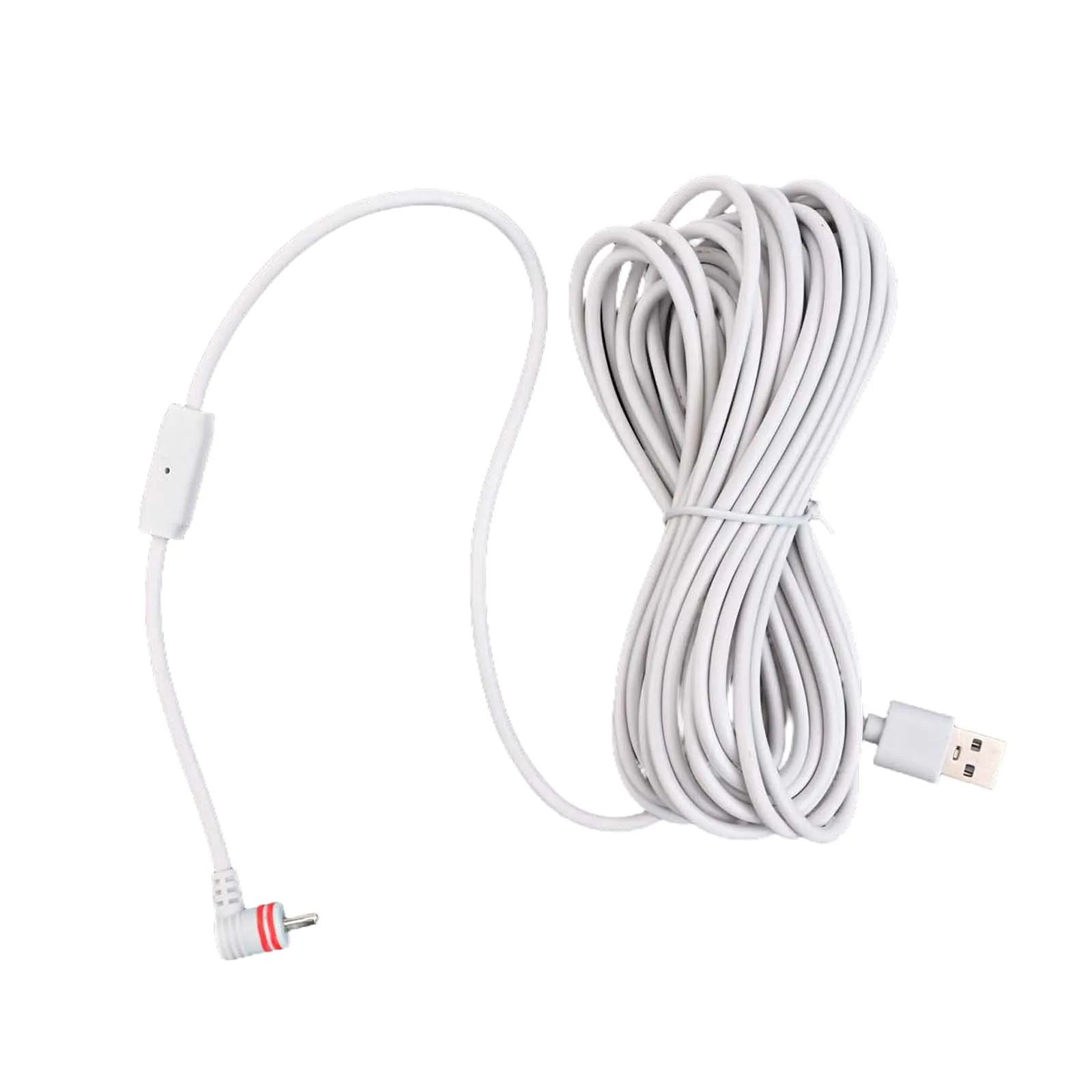 كابل طاقة 7 6 م/10 م مع محول متوافق مع سلسلة كاميرا Ring Spotlight مقاومة للعوامل الجوية والشحن الآمن