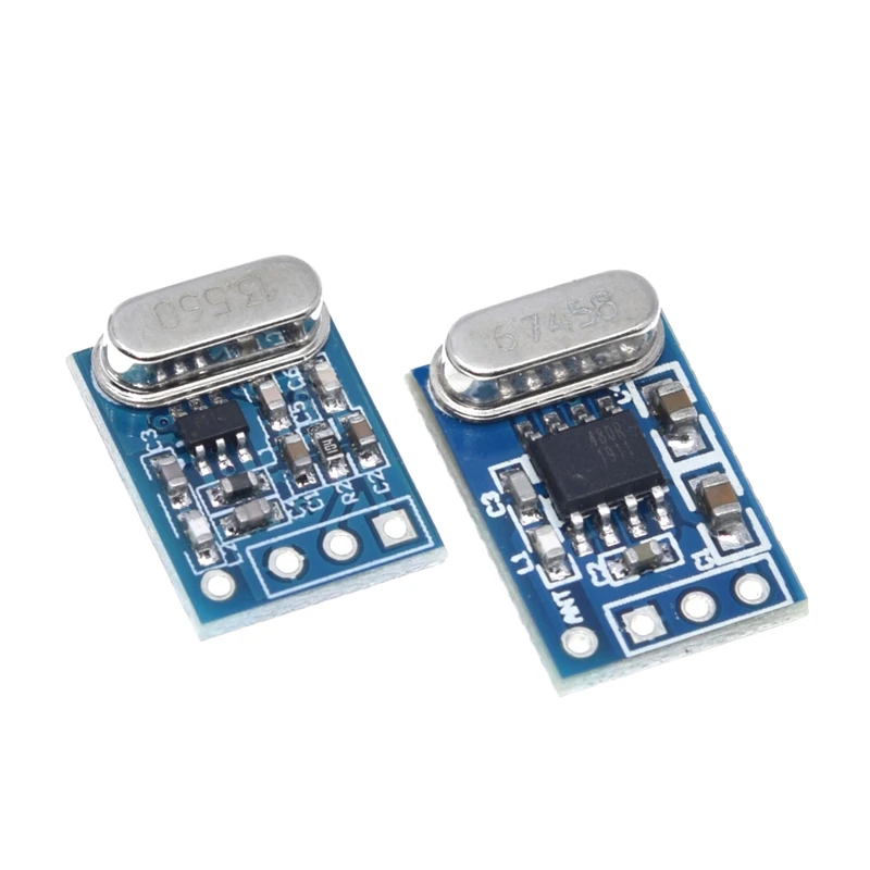 1Set 2Pcs 433MHZ Wireless Transmitter Receiver Board Module SYN115 SYN480R ASK/OOK Chip PCB for arduino