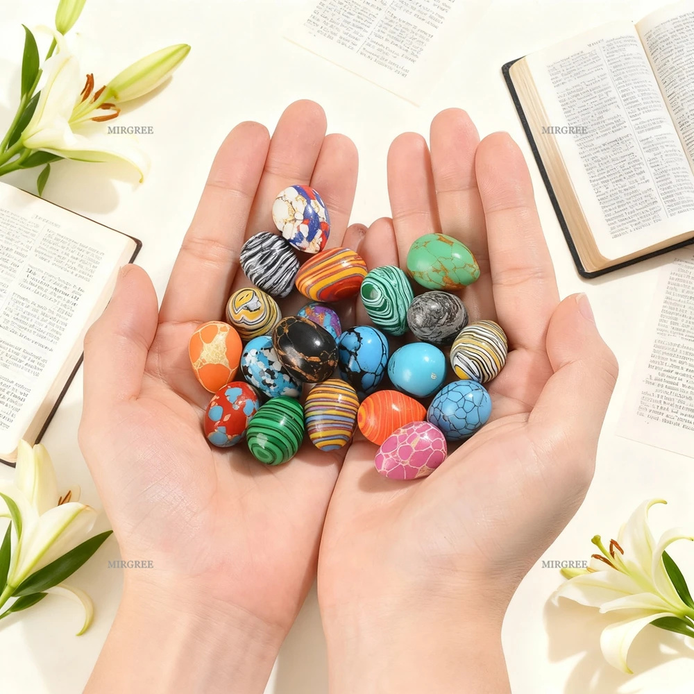 20pcs Easter Reflection Egg Set Easter Decoration and Self Reflection Promote Spiritual Growth and Awakening of Thinking