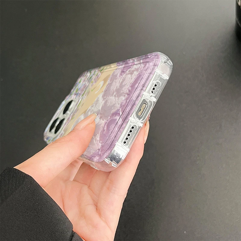 J3384 Fall Prevention Cushion Type For Samsung Galaxy A14 A34 A54 A52 A51 A72 A73 A12 A32 A23 A42 Case DIY Soft TPU Cover