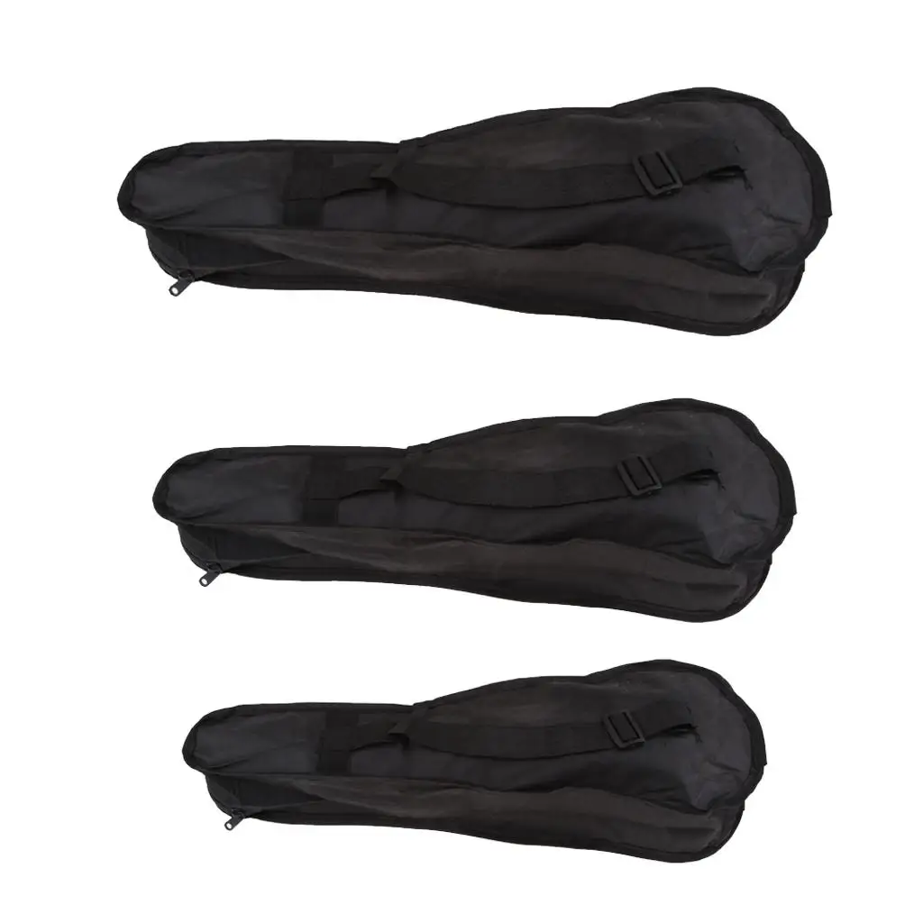 21/ 23 / 26 Ukulele Bag, Ukulele Case Padded Ukulele Bag Carrying Case - Black