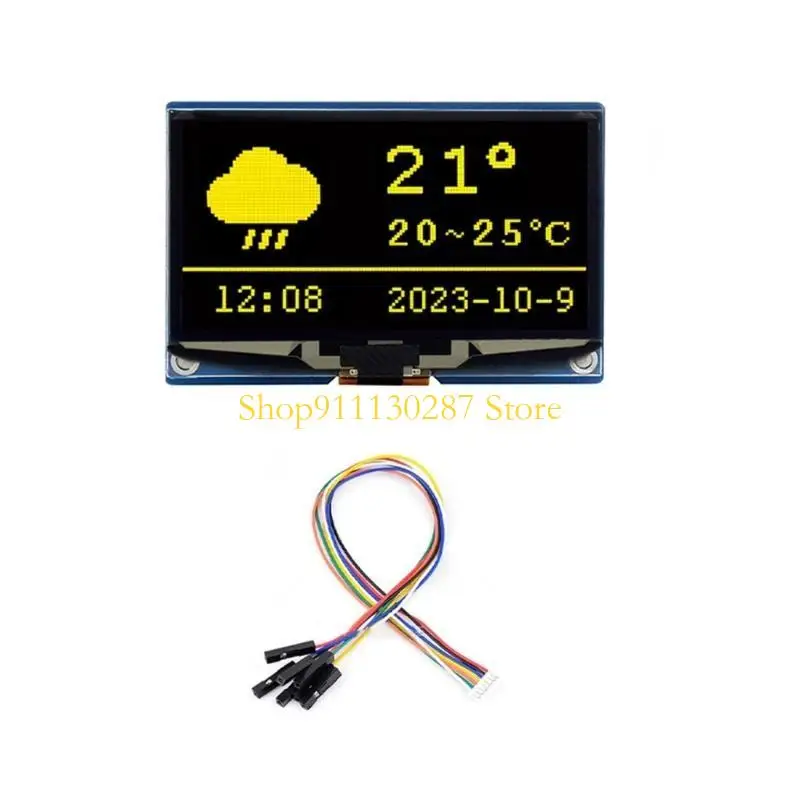 J1HC 2.42 인치 스크린 하이 디화 2.42 ''디스플레이 모듈 128 × 64 전자 장치 Forstm32 Forraspberrypi