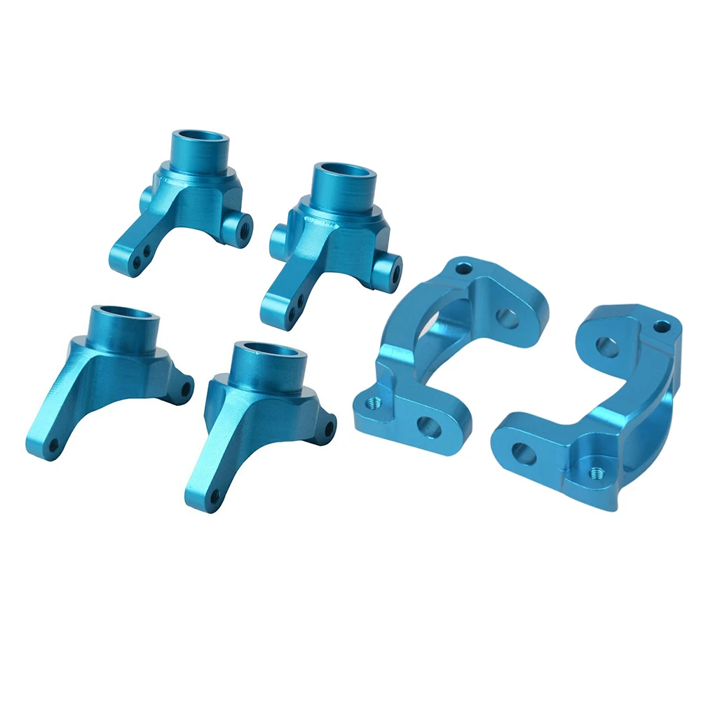 DF-02 Aluminum Front Rear Uprights Arm w/C-Hubs for Tamiya DF02 TT02B B Parts (Upright) Upgrades