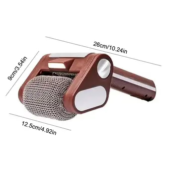 Elektryczny grill rolkowy ze stali nierdzewnej, wymienne głowice szczotek, bezprzewodowa szczotka do grilla, narzędzia do czyszczenia grilla, akcesoria do grilla 8 best sales narzędzia do grilla - №8