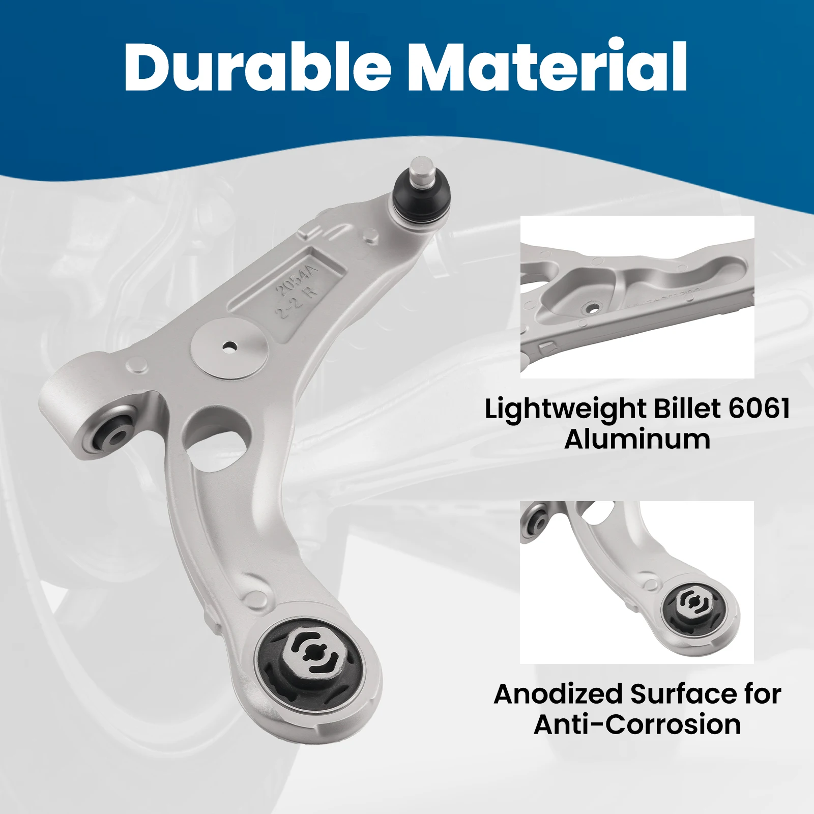 

Front Right Side Lower Control Arm w/ Ball Joint for Chrysler 200 2015 2016 2017 K622892