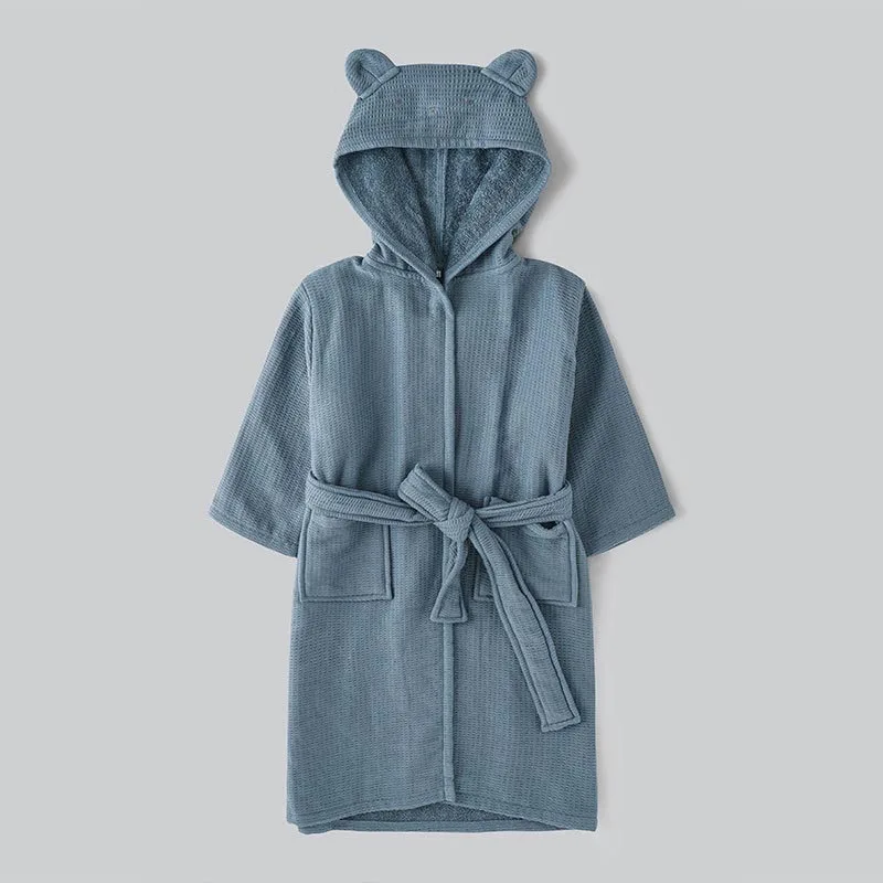 Children's Cotton Pajamas Spring and Autumn Period Baby Hoodies Bathrobes Soft And Comfortable Pajamas Child Accessories
