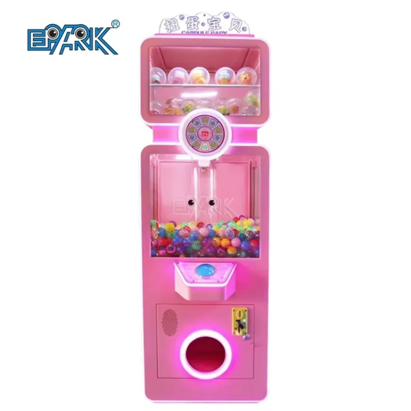 

Blue Capsule Toy Vending Gacha Machine Gumball Machine/Mini Candy Dispenser Gumball Machine