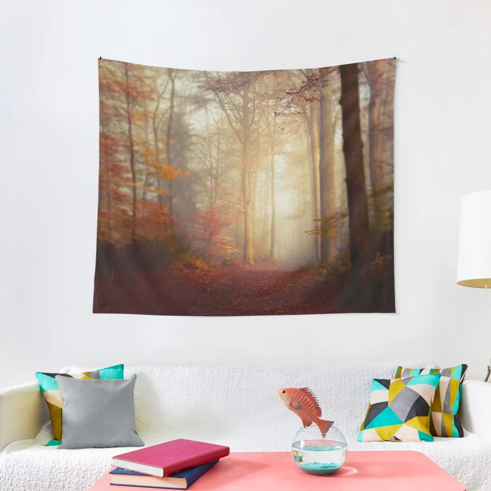 

Fall Hike - Colourful Autumn Forest Tapestry Decorative Paintings