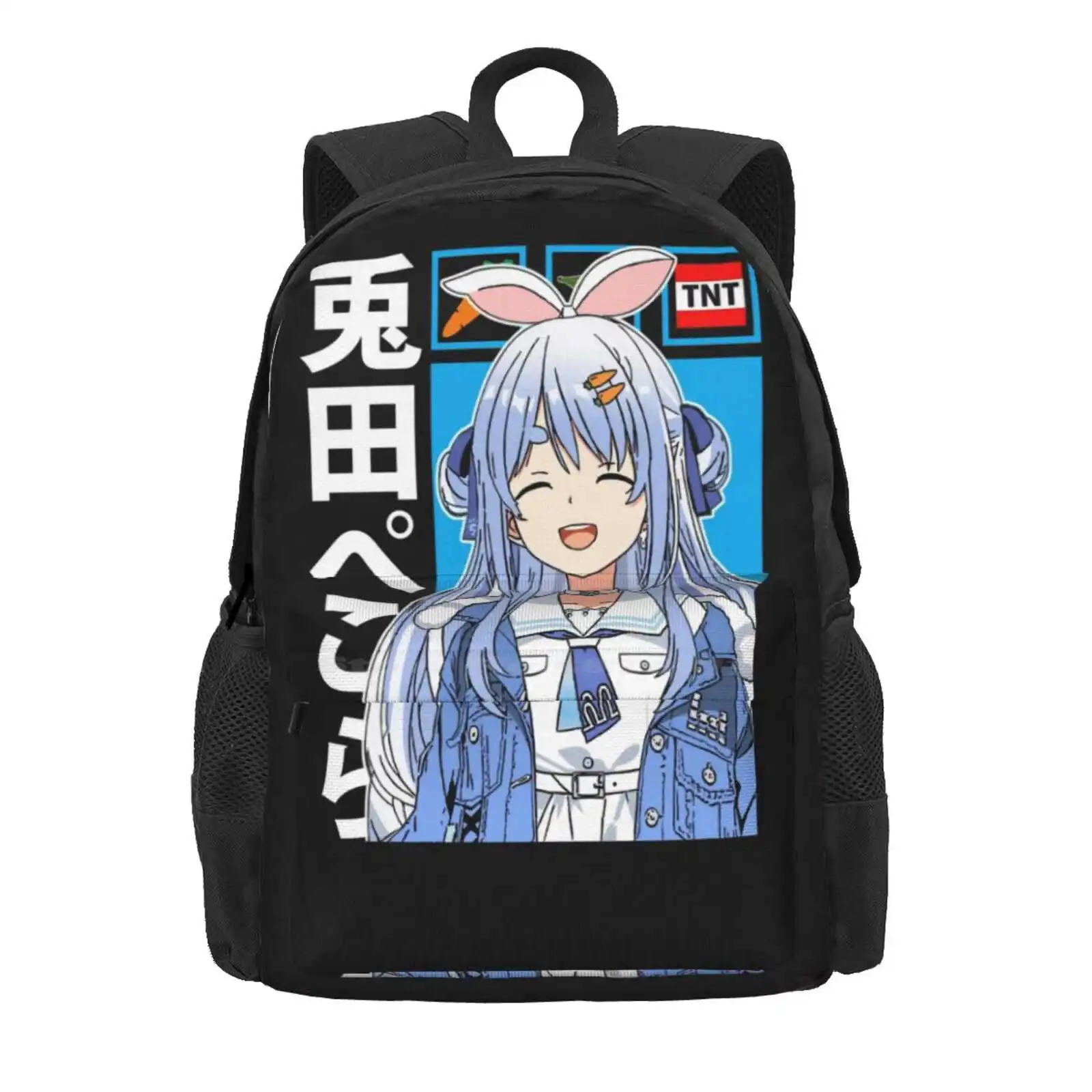 Hololive Usada Pekora Casual Outfit Hot Sale Schoolbag Backpack Fashion Bags Hololive Japan Hololive Gen 3 Usada Pekora