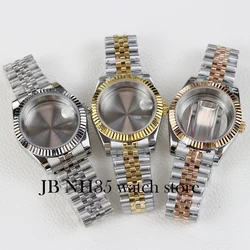 36mm/39mm nh35 case and jubilee bracelet for datejust nh35 nh36 movement 28.5mm dial sapphire gold silver stainless steel case