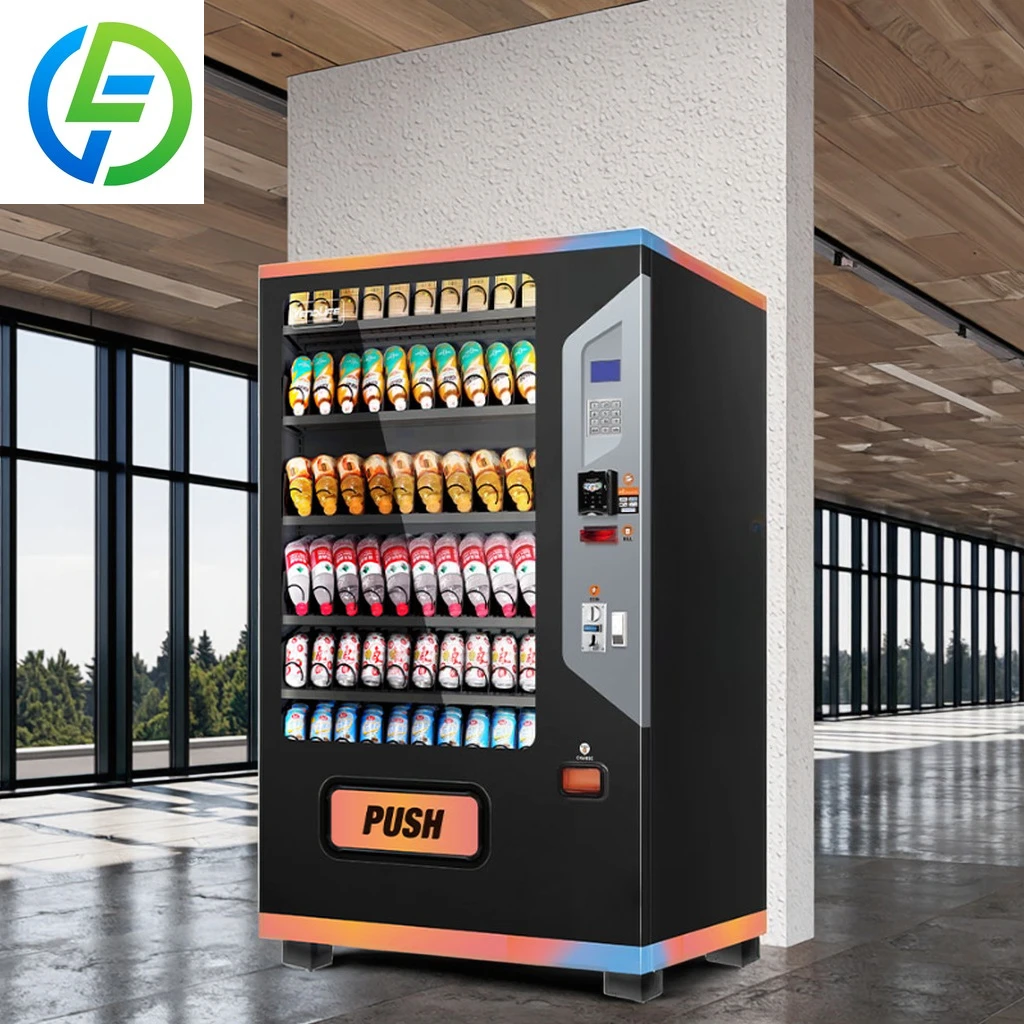 FOODLINE Wholesale Dual Zone Snack Drink Vendor Precise Temp Control Global Distributors Shopping Park Supply