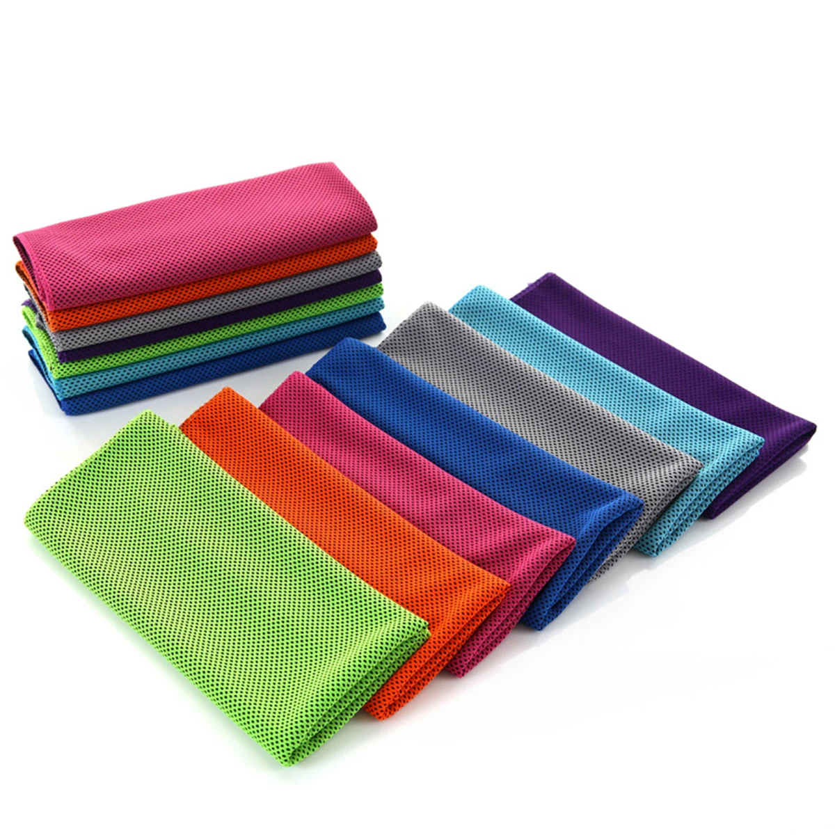 

Cooling Towel Cold Effect Hot Weather Fitness Handtuch Portable Breathable Basketball Sweat Summer Sports Travel Gym Accessories