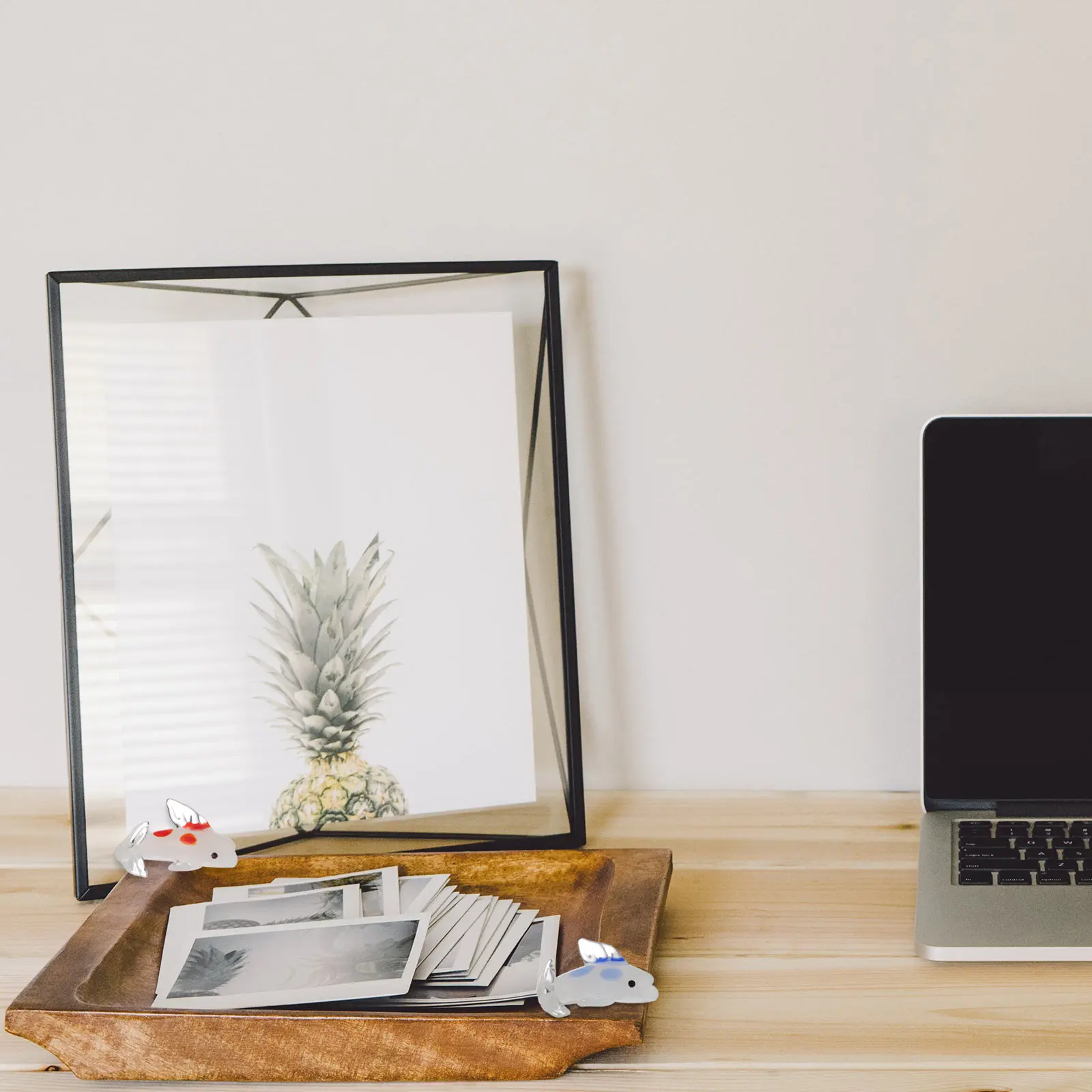 

Cartoon Glass Fish Ornament Adorable Home Decor Ecofriendly Desktop Adornment Lovely Chinese Adornments Creative Wedding